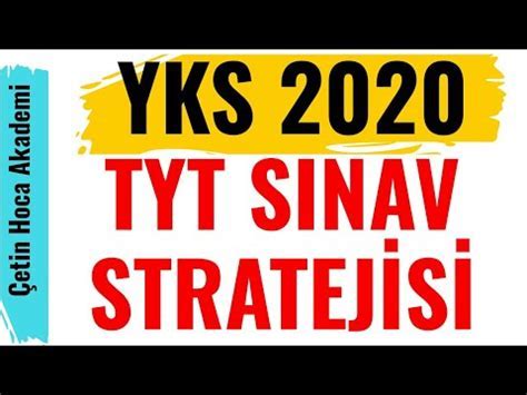 TYT Sınav Stratejileri